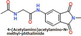 CAS#4-(Acetylamino)acetylamino-N-methyl- phthalimide